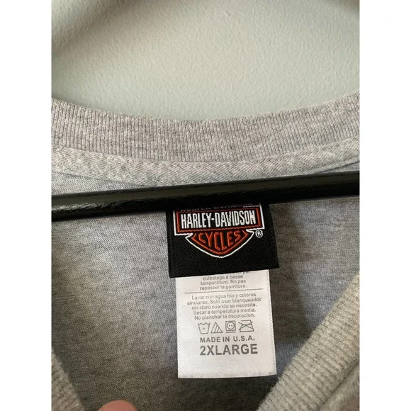 Gray Harley-Davidson Charleston South Carolina Low Country T-shirt Mens XXL 2XL - Picture 7 of 7